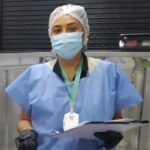 Carolina Céspedes, Médico Veterinario del Área de Salud Ambiental