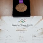 El Comité Olímpico Colombiano recibió la medalla de bronce de Ubaldina Valoyes 